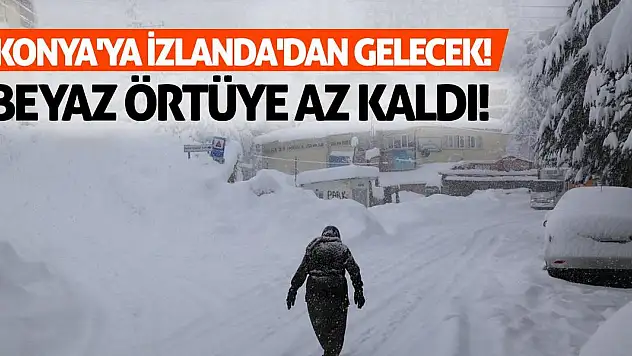Konya'ya İzlanda'dan Gelecek! Beyaz Örtüye Az Kaldı!