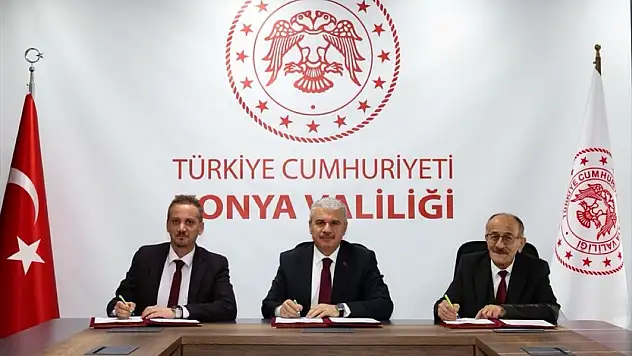 Konya'ya yapılacak yeni kütüphane için imzalar atıldı