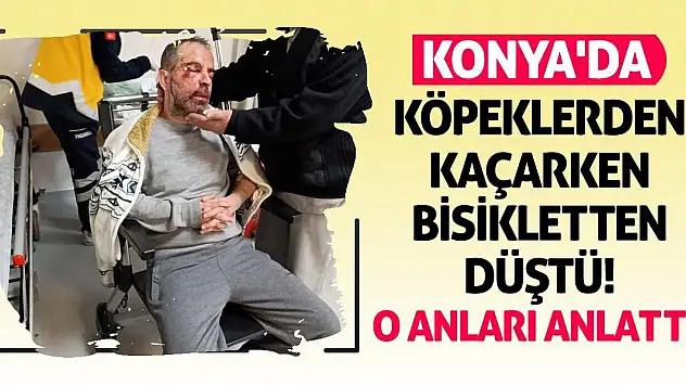 Köpeklerden kaçarken bisikletten düştü! O anları anlattı!