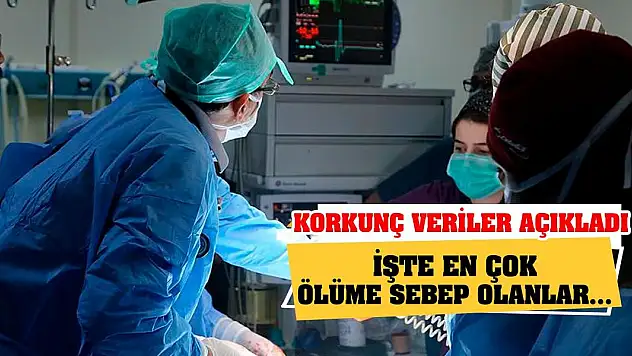 Korkunç veriler açıkladı! İşte en çok ölüme sebep olanlar...
