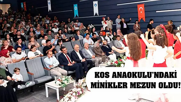 KOS Anaokulu'ndaki Minikler Mezun Oldu!