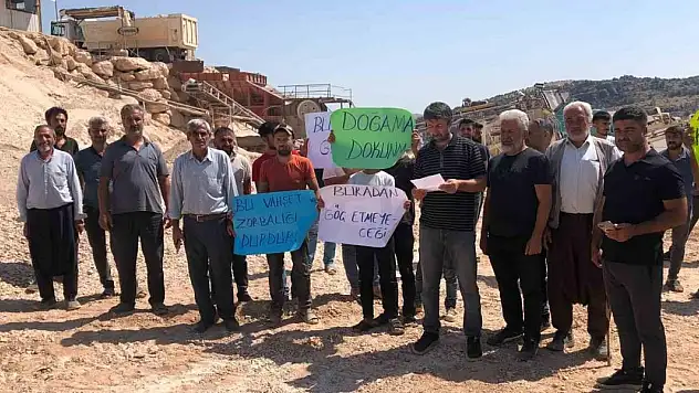 Köylülerin taş ocağı eylemi