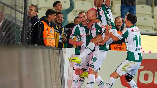 Kramer, Konya'ya bayramı erken getirdi! 1-0