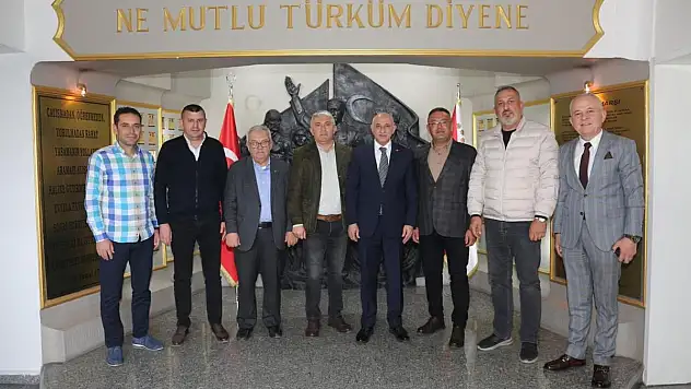 KTO 55. Meslek Komitesi'nden Emniyet Müdürü Yüksek'e teşekkür ziyareti