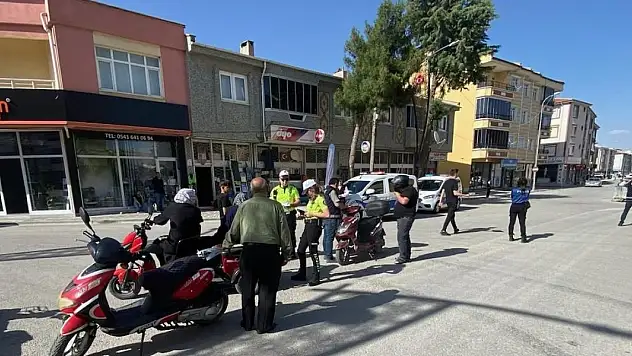 Kulu'da motosiklet denetimleri sıklaştırıldı