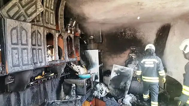 Kulu'da müstakil evde yangın çıktı