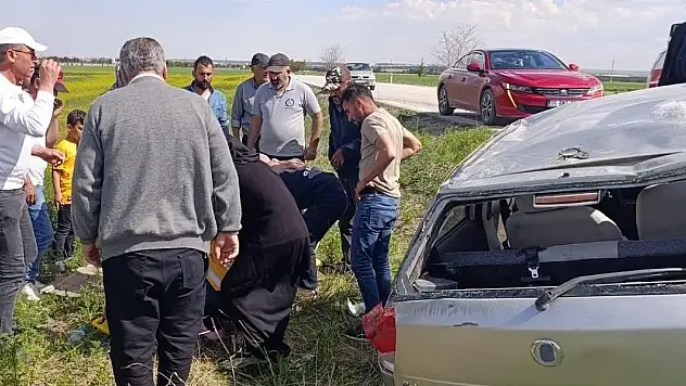 Kulu'da otomobil takla attı: 1 yaralı