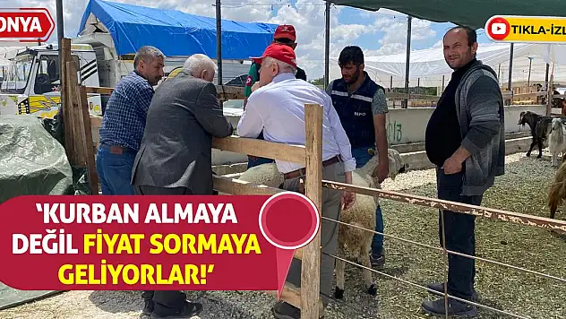 'Kurban Almaya Değil Fiyat Sormaya Geliyorlar!'