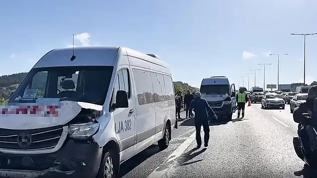 Kuzey Marmara Otoyolu'nda 8 araç birbirine girdi
