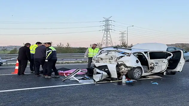 Kuzey Marmara Otoyolu'nda feci kaza: 2 ölü, 4 yaralı