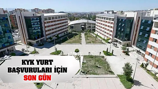 KYK yurt başvuruları için son gün