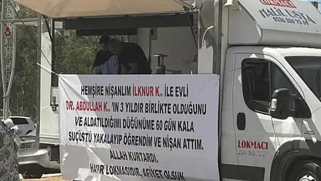 Lokmalı ifşa: Aldatıldığını öğrenince hayır lokması dağıttı
