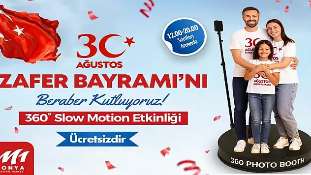 M1 Konya AVM'de 30 Ağustos coşkusu