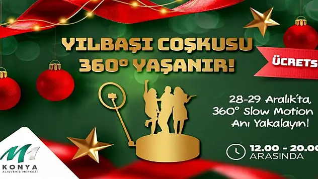 M1 Konya AVM'de 360 çekim deneyimi