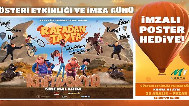 M1 Konya AVM'de Rafadan Tayfa rüzgarı