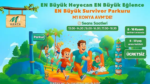 M1 Konya'da Survivor Rüzgârı Esecek!