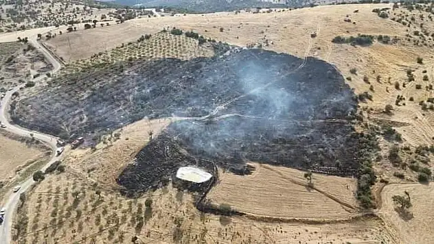 Makilik alanda çıkan yangın kontrol altına alındı