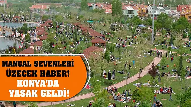 Mangal sevenleri üzecek haber! Konya'da yasak geldi!