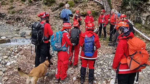 Mantar toplamaya gidip kaybolan dağcıyı arama çalışmaları devam ediyor