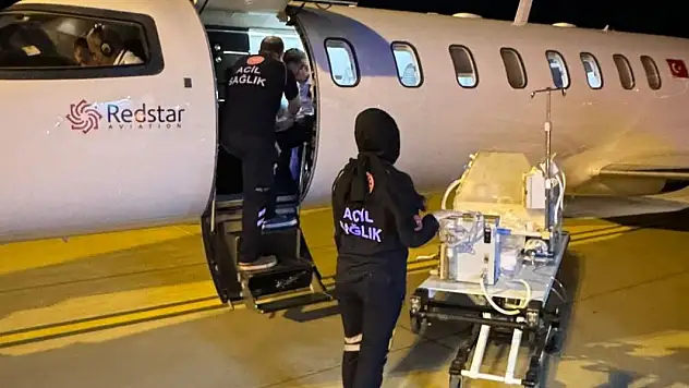 Mardin'de hasta bebek ambulans uçakla Konya'ya sevk edildi