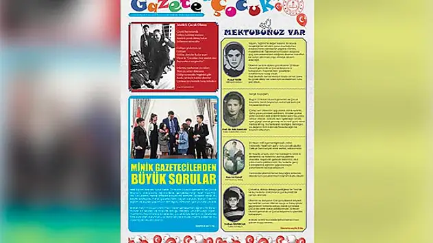 MEB'den 23 Nisan'a özel 'Gazete Çocuk'