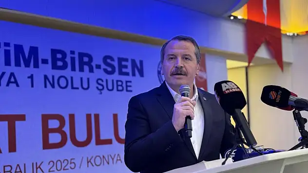 Memur-Sen Genel Başkanı Yalçın, Konya'da konuştu