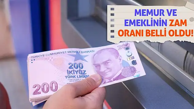 Memur ve emeklinin zam oranı belli oldu!