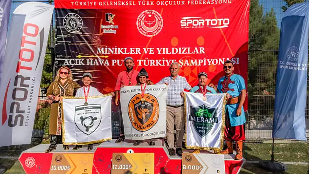 Meram Belediyesporlu minik okçular Türkiye Şampiyonası'nda gururlandırdı