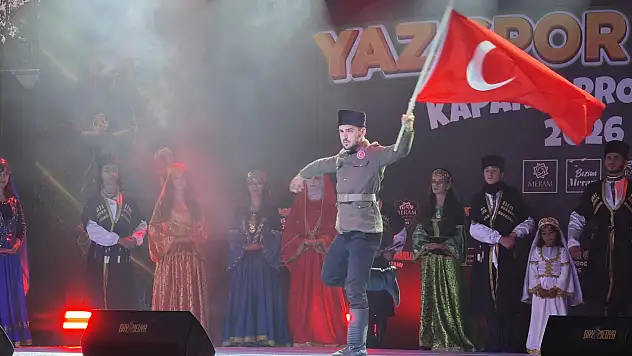 Meram'da yaz sezonu muhteşem törenle kapandı! Çocuklar sporla gelişti...