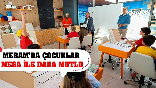 Meram'da Çocuklar Mega İle Çok Daha Mutlu