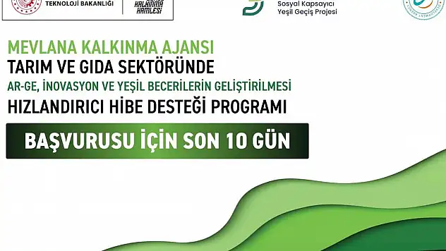 MEVKA'nın 30 milyon liralık destek başvurusu için son 10 gün
