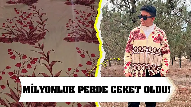 Milyonluk perde ceket oldu!