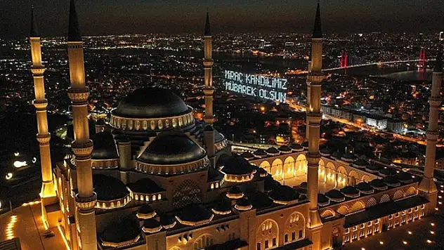Miraç Kandili pazar günü idrak edilecek