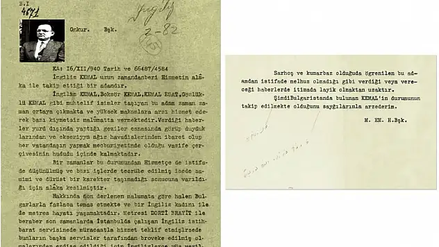 MİT, 'İngiliz Kemal'e ilişkin belge paylaştı