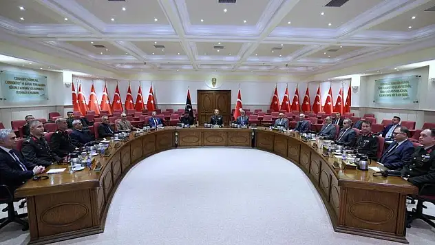 MSB, Libya'dan gelen 5+5 Ortak Askeri Komisyonu'nu ağırladı