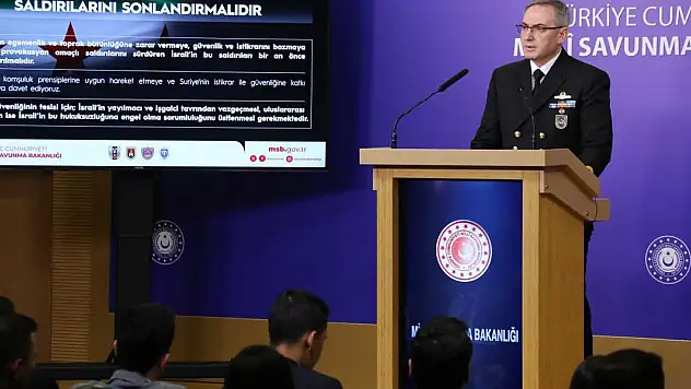 MSB: Suriye'de çatışmasızlık için İsrail ile teknik görüşme yapılmıştır