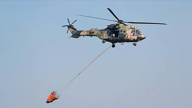 MSB'den orman yangınlarıyla mücadeleye 15 helikopterle destek