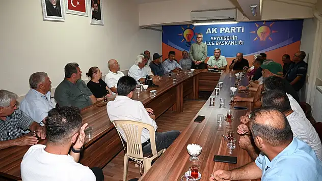 Muhtarlar, AK Parti Seydişehir İlçe Başkanlığında buluştu