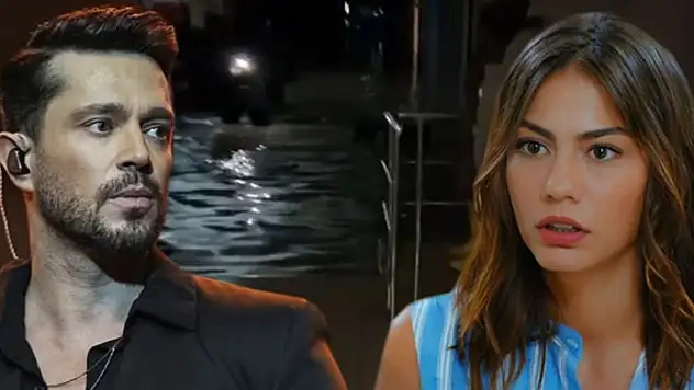 Murat Boz ile Demet Özdemir'in bulunduğu stüdyoyu su bastı... Gergin bekleyiş son buldu