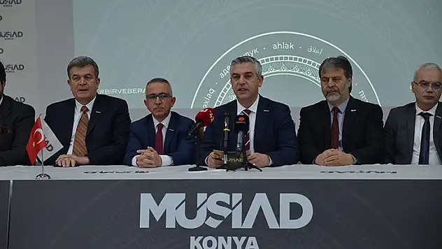 MÜSİAD Konya Şube Başkanı Ulular basın toplantısı düzenledi
