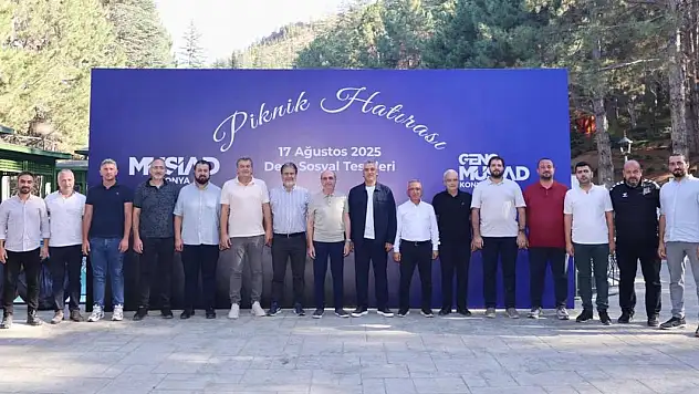 MÜSİAD Konya Şubesi geleneksel piknikte iş insanlarını buluşturdu