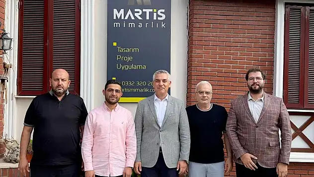 MÜSİAD Konya'dan dernek üyesi Muharrem Özkarakaya'ya ziyaret