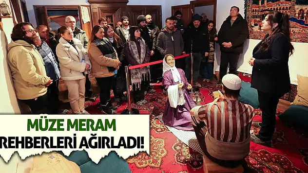 Müze Meram rehberleri ağırladı!