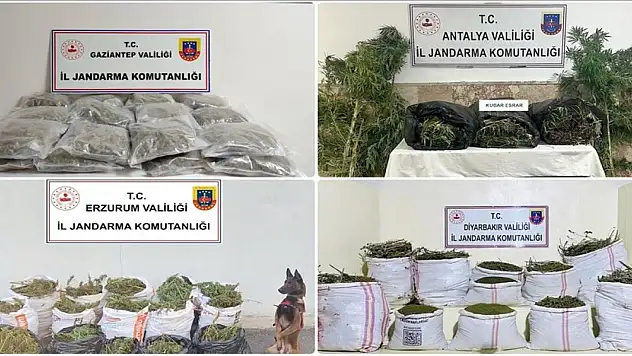 'Narkoçelik-40' operasyonlarında yaklaşık 4 ton uyuşturucu madde ele geçirildi