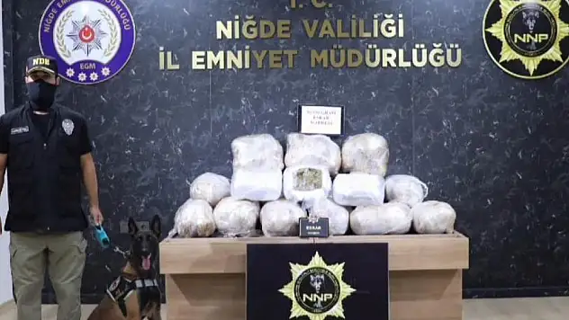 Niğde'de tırda 87 kilogram esrar ele geçirildi