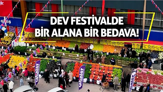 O güne plan yapmayın! Dev festivalde bir alana bir bedava!