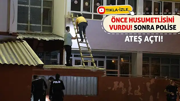 Önce Husumetlisini Vurdu, Sonra Polise Ateş Açtı!