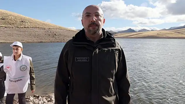 Orman içi sulara yaklaşık 45 milyon kırmızı benekli alabalık salındı