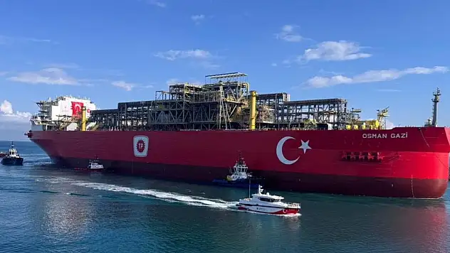 Osman Gazi gemisi Filyos Limanı'nda