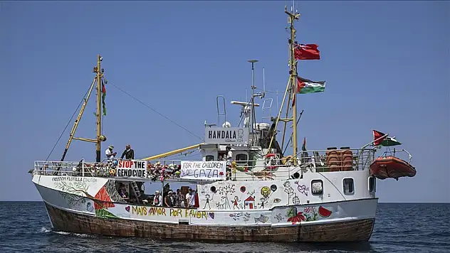 Özgürlük Filosu'nun Handala gemisi Gazze için yeniden yola çıktı
